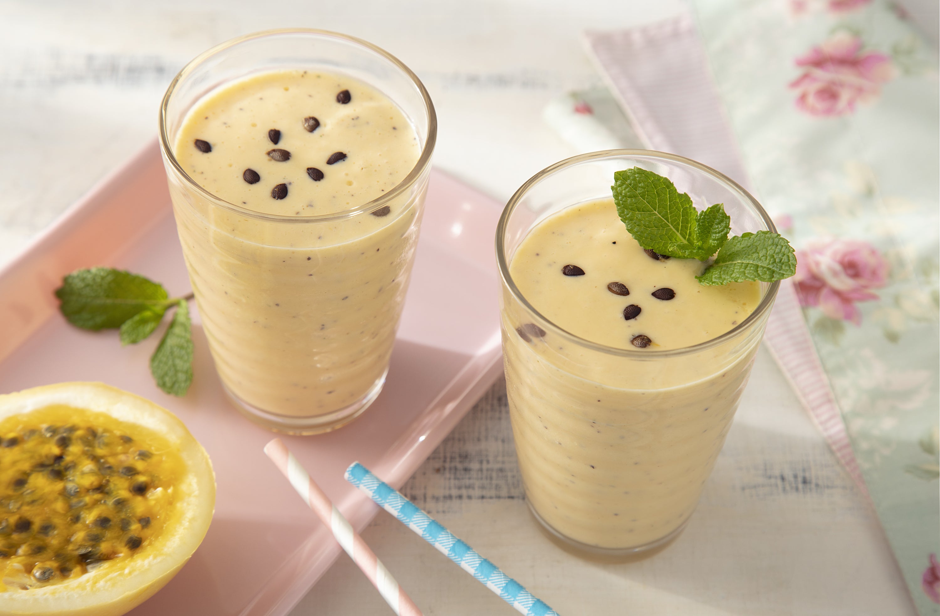 Suco de Maracujá com leite